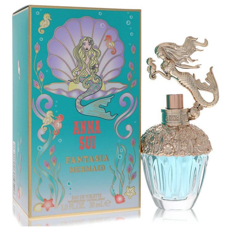 Anna Sui Fantasia Mermaid Eau De Toilette ספריי מאת אנה סוי | משלוח חינם לבית ♕ | קומסטיקס ייבוא מקביל
