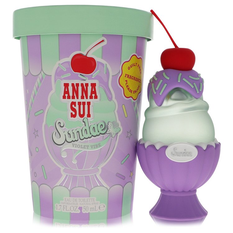 Anna Sui Sundae Violet Vibe Eau De Toilette ספריי מאת Anna Sui | משלוח חינם לבית ♕ | קומסטיקס ייבוא מקביל