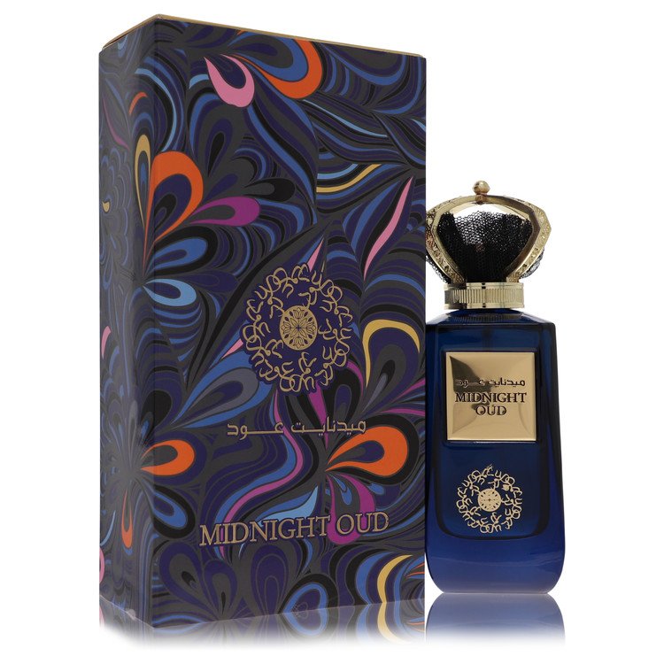 Ard Al Zaafaran Midnight Oud Eau De Parfum Spray (יוניסקס) מאת Al Zaafaran | משלוח חינם לבית ♕ | קומסטיקס ייבוא מקביל