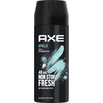 דאודורנט ספריי גוף אקס אפולו AXE Apollo לגבר הגנה 48 שעות 150 מ"ל