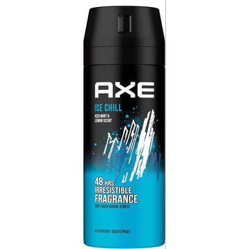 דאודורנט ספריי גוף אקס אייס צ'יל AXE Ice Chill לגבר בניחוח מנטה ולימון 150 מ"ל