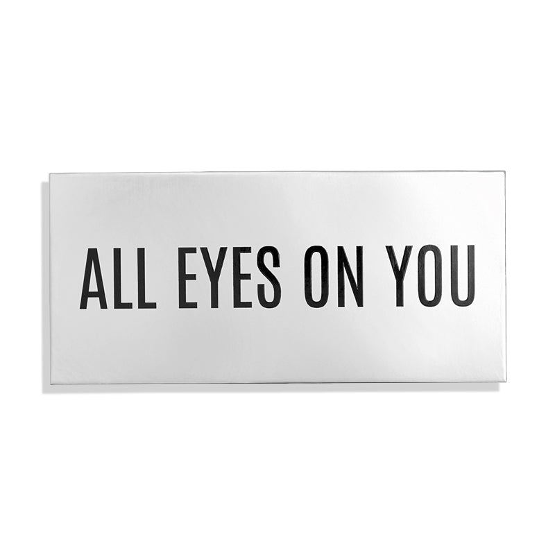 ALL EYES ON YOU PALETTE - פלטת צלליות מקצועית מאט וגליטר | עדה לזורגן