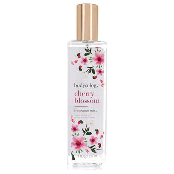 מיסט גוף Bodycology Cherry Blossom בניחוח אביבי של פריחת דובדבן, אגס עסיסי ועץ ארז באריזה ורודה אלגנטית