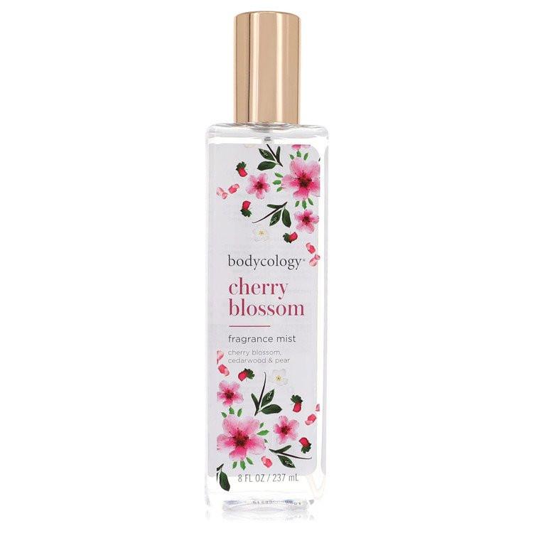מיסט גוף Bodycology Cherry Blossom בניחוח אביבי של פריחת דובדבן, אגס עסיסי ועץ ארז באריזה ורודה אלגנטית