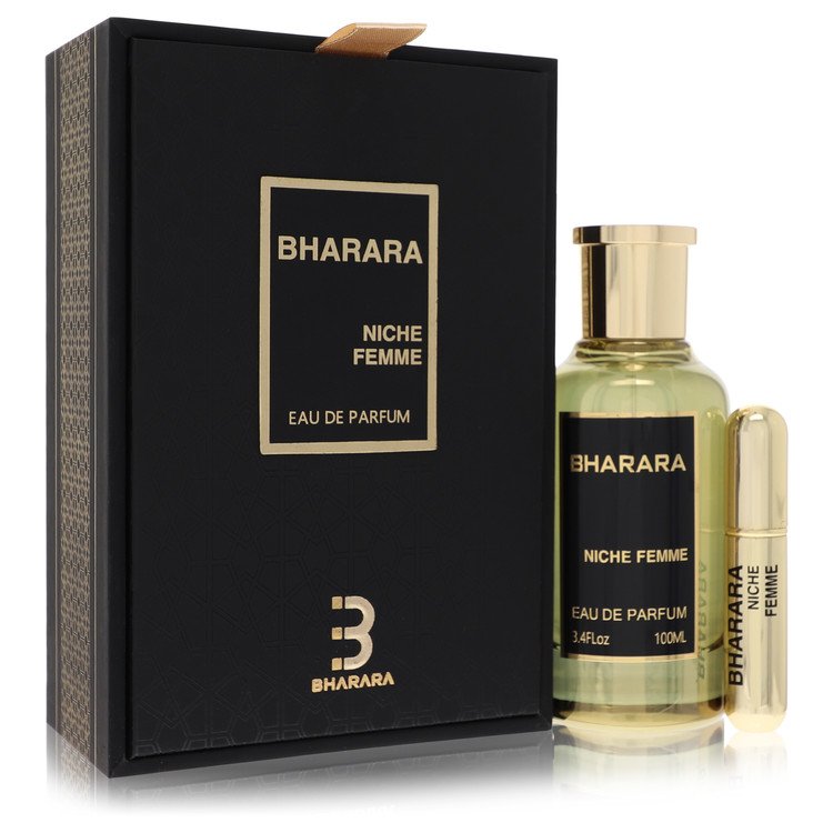 Bharara Niche Femme Eau De Parfum ספריי + ספריי טיולים למילוי חוזר מאת Bharara Beauty | משלוח חינם לבית ♕ | קומסטיקס ייבוא מקביל