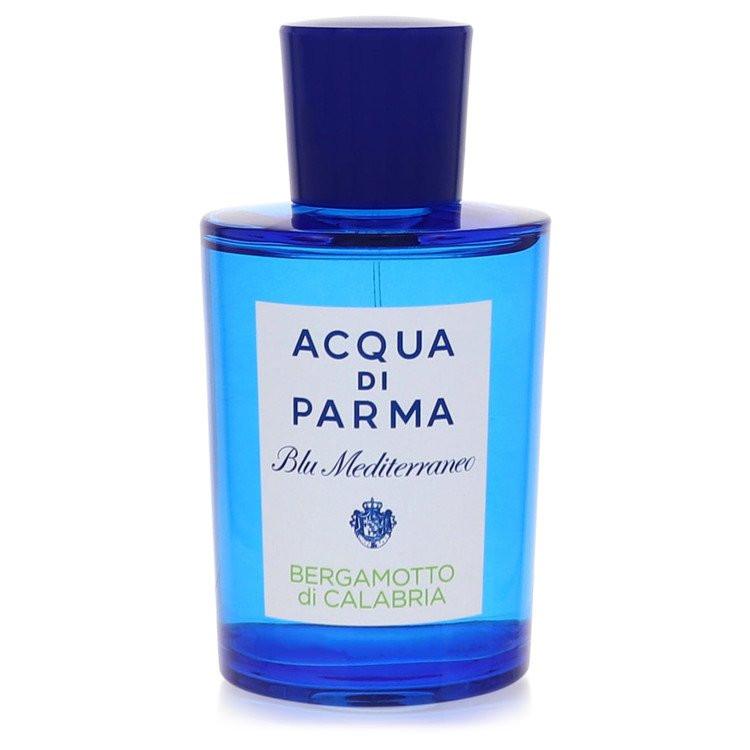 בקבוק בושם כחול איקוני של Acqua di Parma Blu Mediterraneo Bergamotto di Calabria בגרסת טסטר