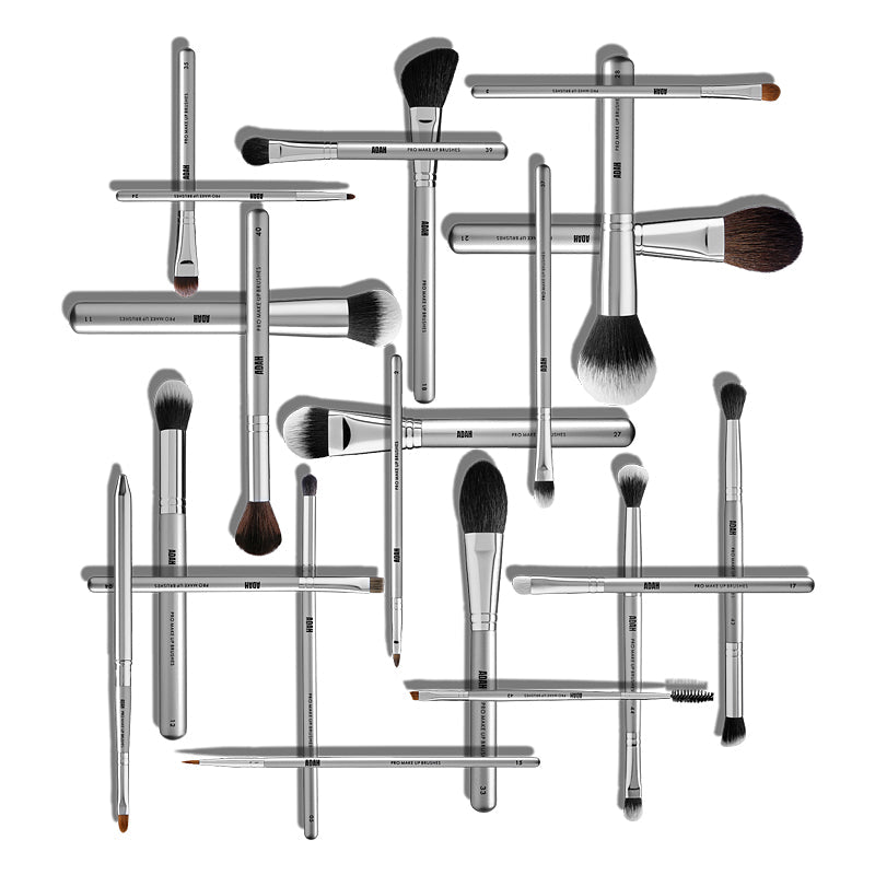 PROFESSIONAL BRUSH SET - סט 8 מברשות איפור מקצועיות לבסיס מושלם | עדה לזורגן