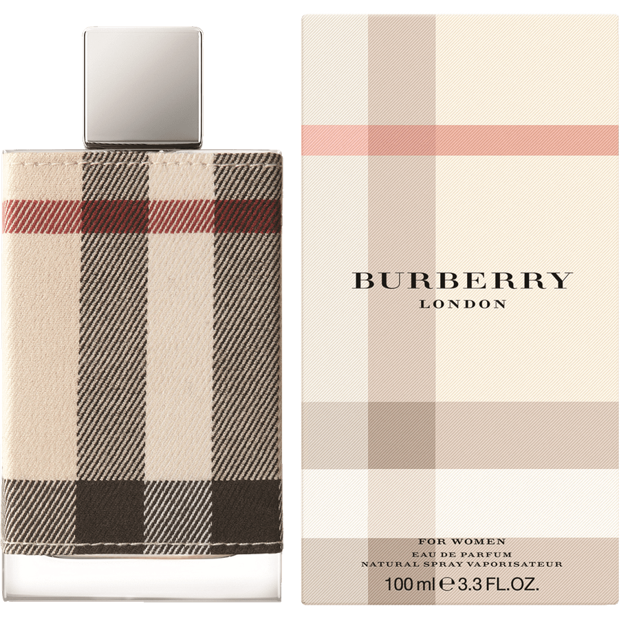 בושם ברברי לונדון או דה פרפיום לאישה Burberry London EDP בקבוק עטוף בבד משבצות 100 מ"ל