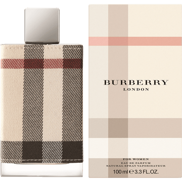 בושם ברברי לונדון או דה פרפיום לאישה Burberry London EDP בקבוק עטוף בבד משבצות 100 מ"ל