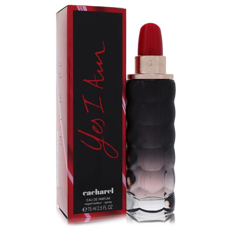 בושם יוקרתי לאישה Cacharel Yes I Am Eau de Parfum בבקבוק המעוצב בצורת שפתון אדום אצילי