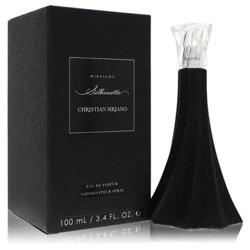 בושם יוקרתי ואצילי לאישה Christian Siriano Silhouette Midnight בבקבוק כהה ודרמטי וניחוח אמברי-פרחוני עמוק