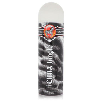 דאודורנט ספריי לאישה קובה ג'אנגל זברה Cuba Jungle Zebra Deodorant Spray בעיצוב זברה אקזוטי