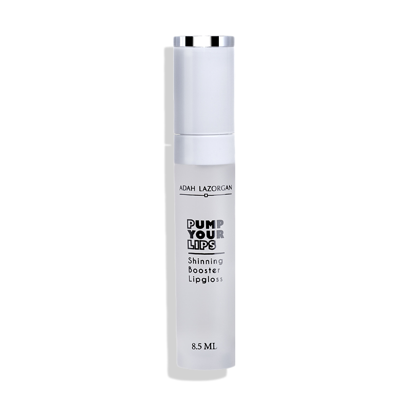גלוס מעבה שפתיים (Lip Plumper) של עדה לזורגן מועשר בחומצה היאלורונית ושמנים טבעיים, מעניק נפח מיידי וברק חושני בשני גוונים