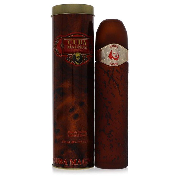בושם לגבר קובה מגנום אדום Cuba Magnum Red Eau de Toilette בבקבוק סיגר גדול ומרשים בניחוח עצי מתובל