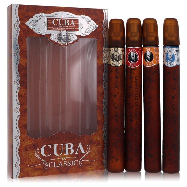 מארז מתנה יוקרתי לגבר קובה כתום Cuba Orange Gift Set הכולל בושם ומוצרי טיפוח בעיצוב סיגר איקוני