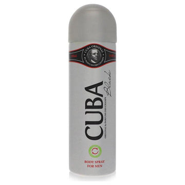 ספריי גוף לגבר קובה בלאק Cuba Black Body Spray בעיצוב סיגר שחור יוקרתי ומסתורי