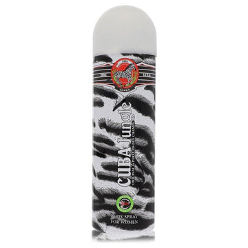 ספריי גוף לאישה קובה ג'אנגל זברה Cuba Jungle Zebra Body Spray בעיצוב הדפס זברה אופנתי לרעננות פראית