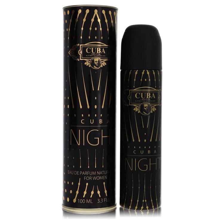בושם לאישה קובה נייט Cuba Night Eau de Parfum בבקבוק סיגר כחול כהה ומסתורי