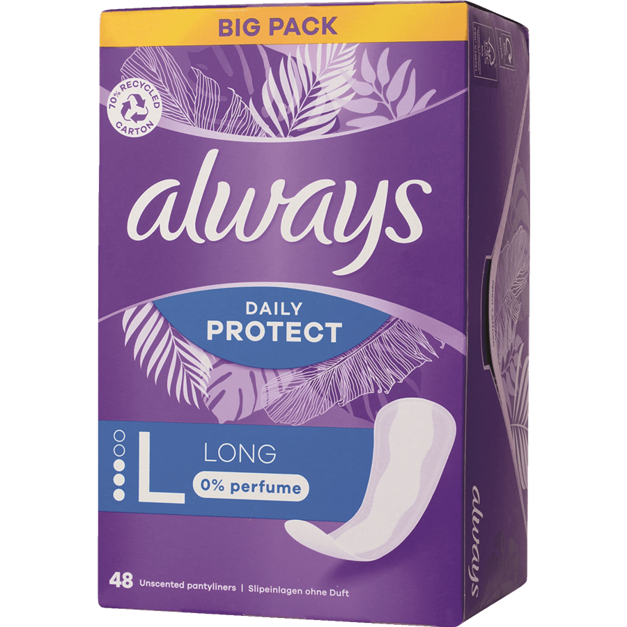 Always | אולוויז - Extra Protect Large | מגיני תחתון אקסטרה פרוטקט לארג' בניחוח רענן (52 יחידות)