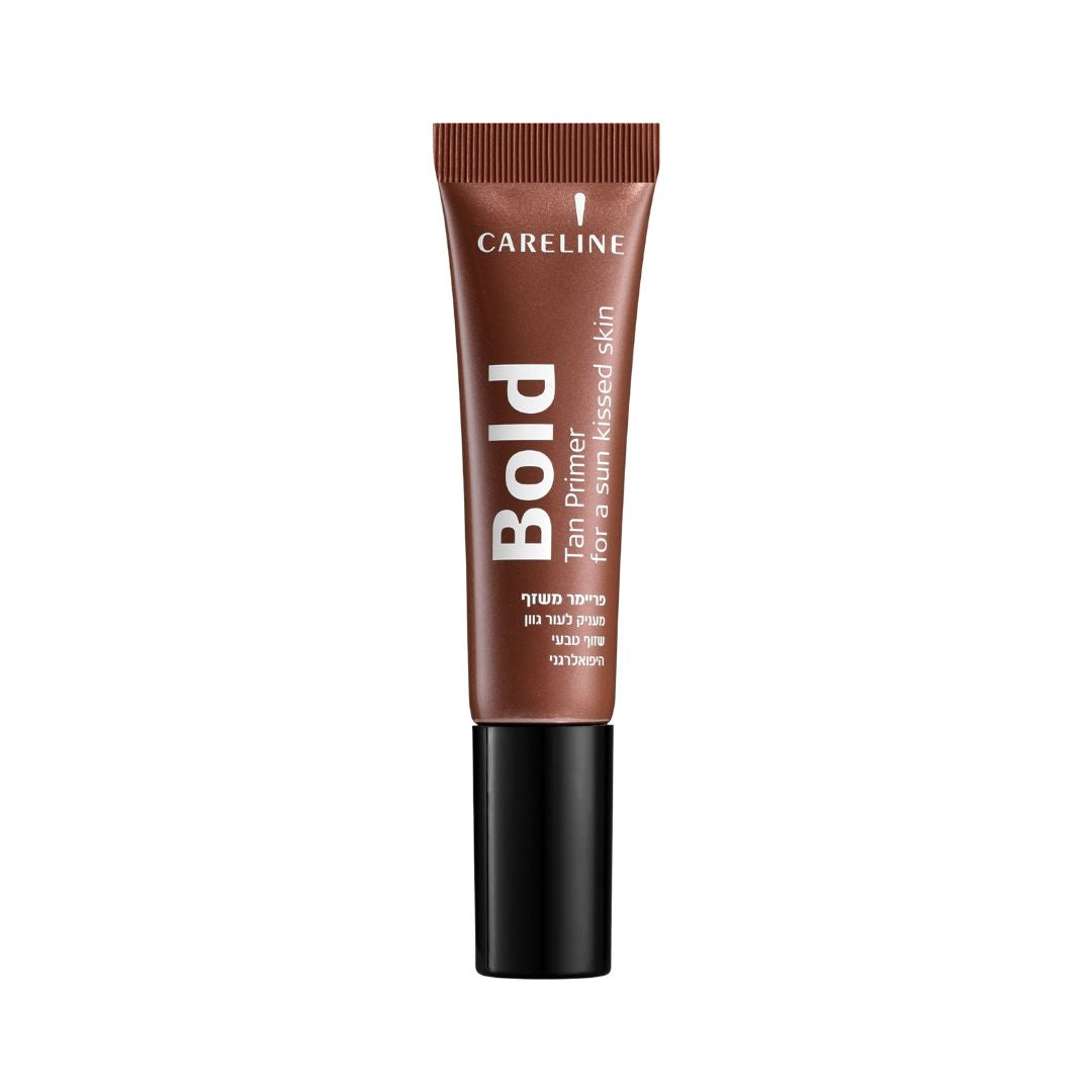 פריימר משזף Careline Bold Tan Primer למראה עור חמים, שזוף וזוהר בגימור טבעי