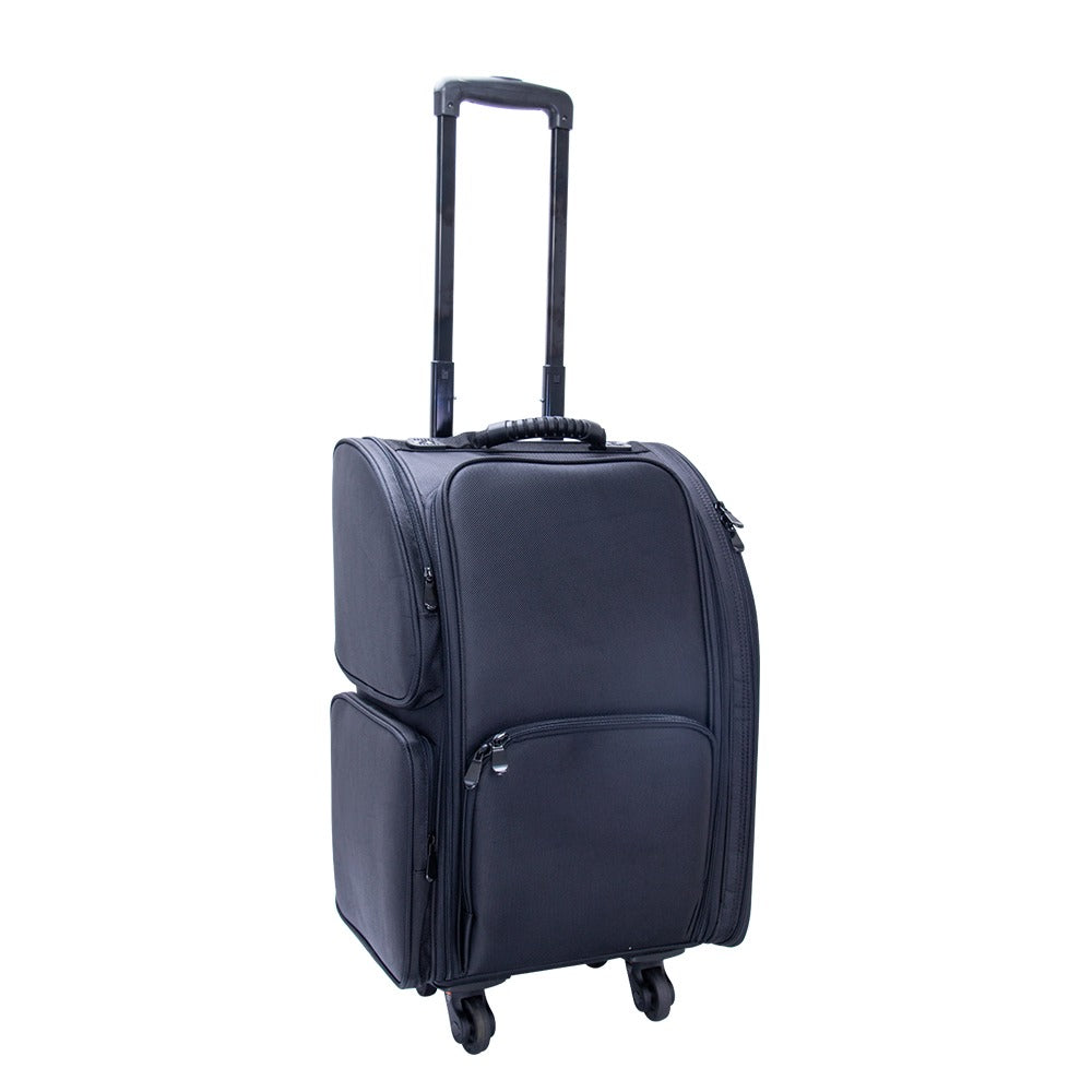PROFESSIONAL MAKEUP CASE - מזוודת איפור מקצועית עם 4 נרתיקים פנימיים | עדה לזורגן