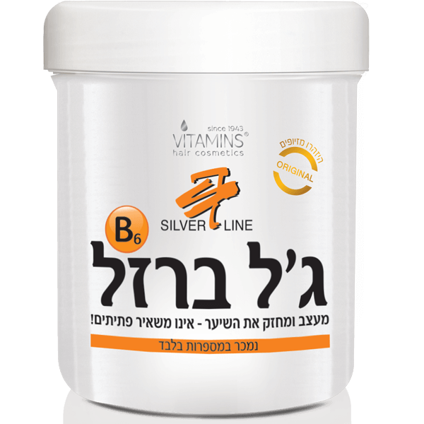 ויטמינס ג'ל ברזל אולטימטיבי, חזק במיוחד, לעיצוב שיער עמיד וללא פתיתים.