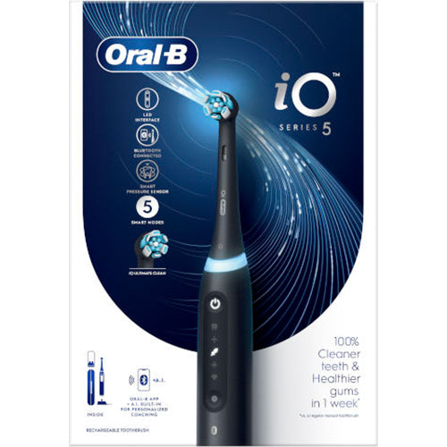 Oral-B iO5 - מברשת שיניים חשמלית עם בינה מלאכותית | אורל בי