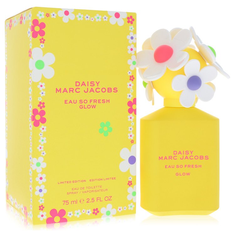 Daisy Eau So Fresh Glow Eau De Toilette ספריי מאת מארק ג'ייקובס | משלוח חינם לבית ♕ | קומסטיקס ייבוא מקביל