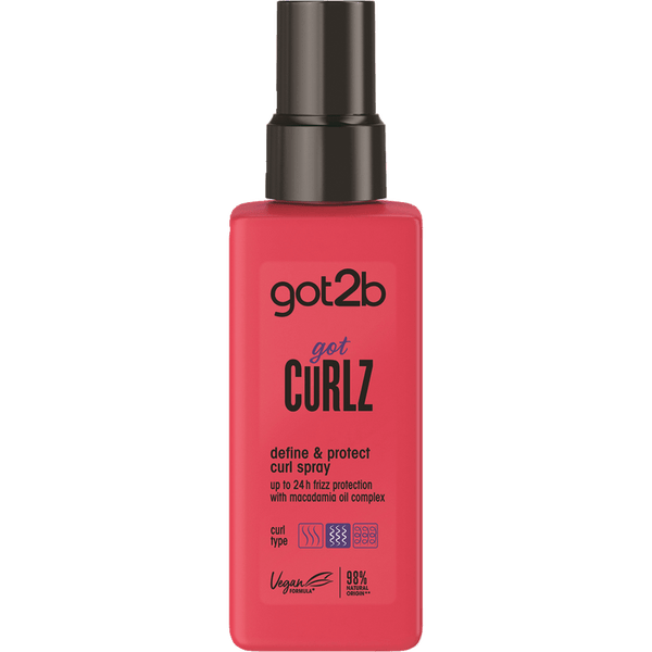 ספריי לעיצוב והגדרת תלתלים גוט טו בי got2b Twisted Curl Reviver Spray 150ml
