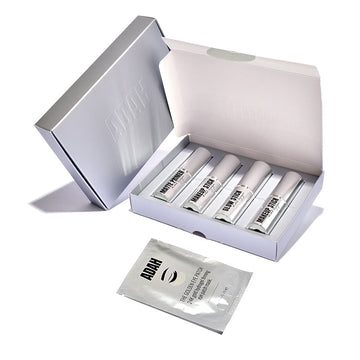 מארז Sculpt & Glow של עדה לזורגן הכולל רביעיית סטיקים לפיסול והארה יחד עם פאטצ' זהב לעיניים