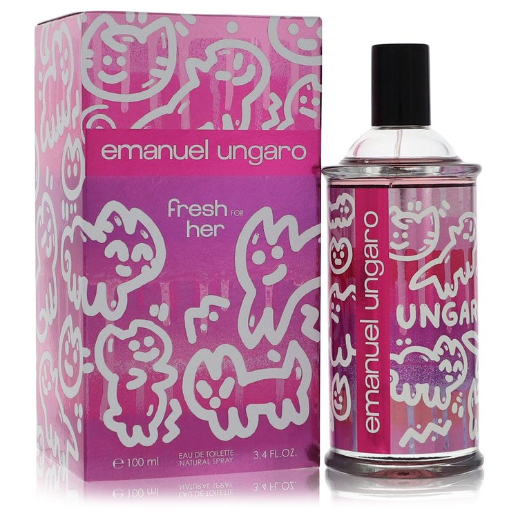 Emanuel Ungaro Fresh For Her Eau De Toilette Spray By Ungaro | משלוח חינם לבית ♕ | קומסטיקס ייבוא מקביל