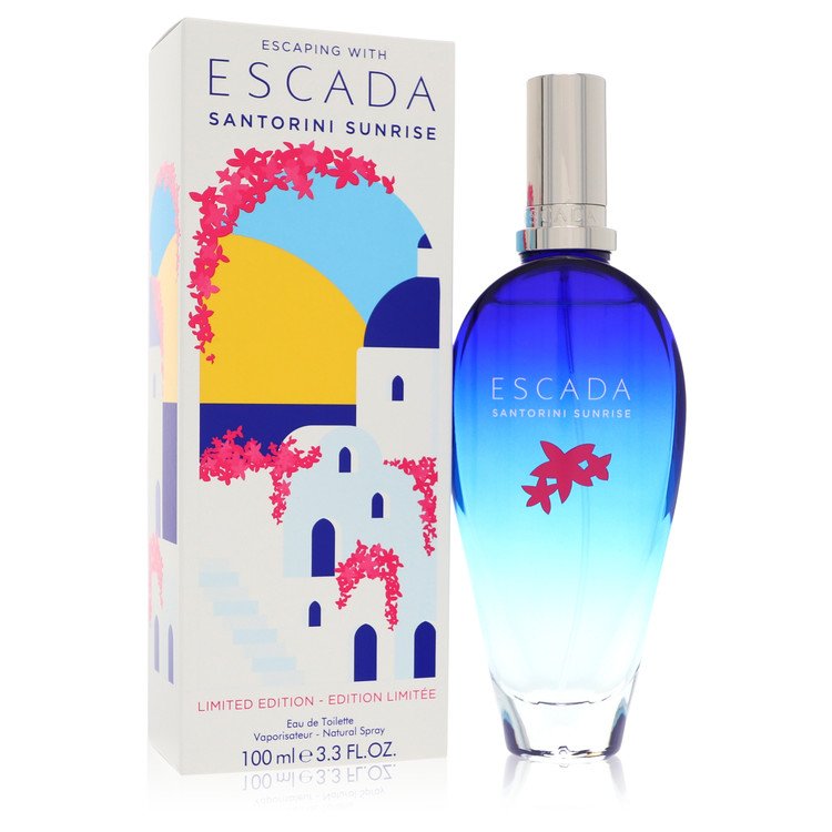 Escada Santorini Sunrise Eau De Toilette Spray By Escada | משלוח חינם לבית ♕ | קומסטיקס ייבוא מקביל