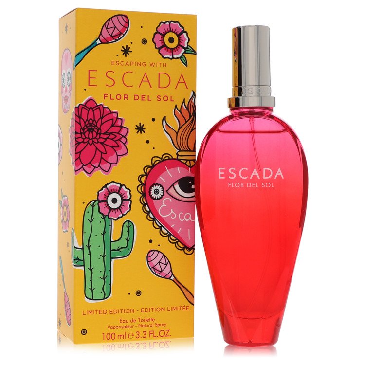 Escada Flor Del Sol Eau De Toilette Spray (מהדורה מוגבלת) מאת Escada | משלוח חינם לבית ♕ | קומסטיקס ייבוא מקביל