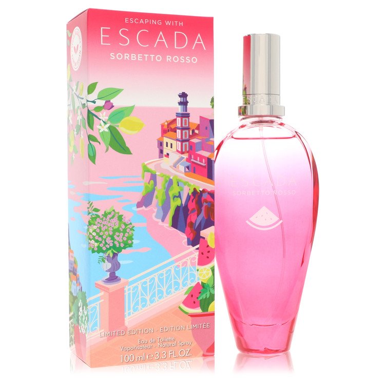 Escada Sorbetto Rosso Eau De Toilette Spray (מהדורה מוגבלת) מאת Escada | משלוח חינם לבית ♕ | קומסטיקס ייבוא מקביל