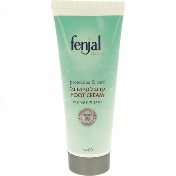 קרם לכף הרגל פנג'ל Fenjal Protection & Care מרכך ומזין לעור יבש מועשר בתמציות צמחים וויטמינים 100 מ"ל