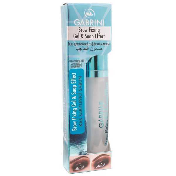 גבריני ג'ל גבות שקוף באפקט סבון לקיבוע ועיצוב עמיד לאורך זמן GABRINI Eyebrow Gel Soap Effect