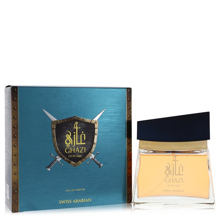 תרסיס ערבי שוויצרי Ghazi Oud Eau De Parfum מאת ערב שוויצרי | משלוח חינם לבית ⭐ | קוסמטיקס ייבוא מקביל | ✅ מוצר מקורי 100%.