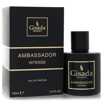 Gisada Ambassador Intense Eau De Parfum Spray By Gisada | משלוח חינם לבית ♕ | קומסטיקס ייבוא מקביל