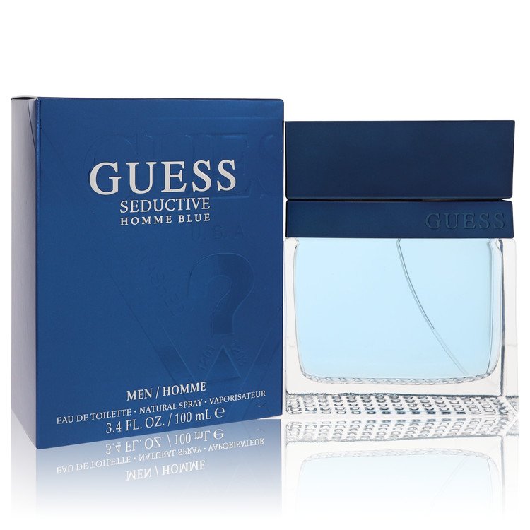 Guess Seductive Homme Blue Eau De Toilette ספריי מאת Guess | משלוח חינם לבית ♕ | קומסטיקס ייבוא מקביל