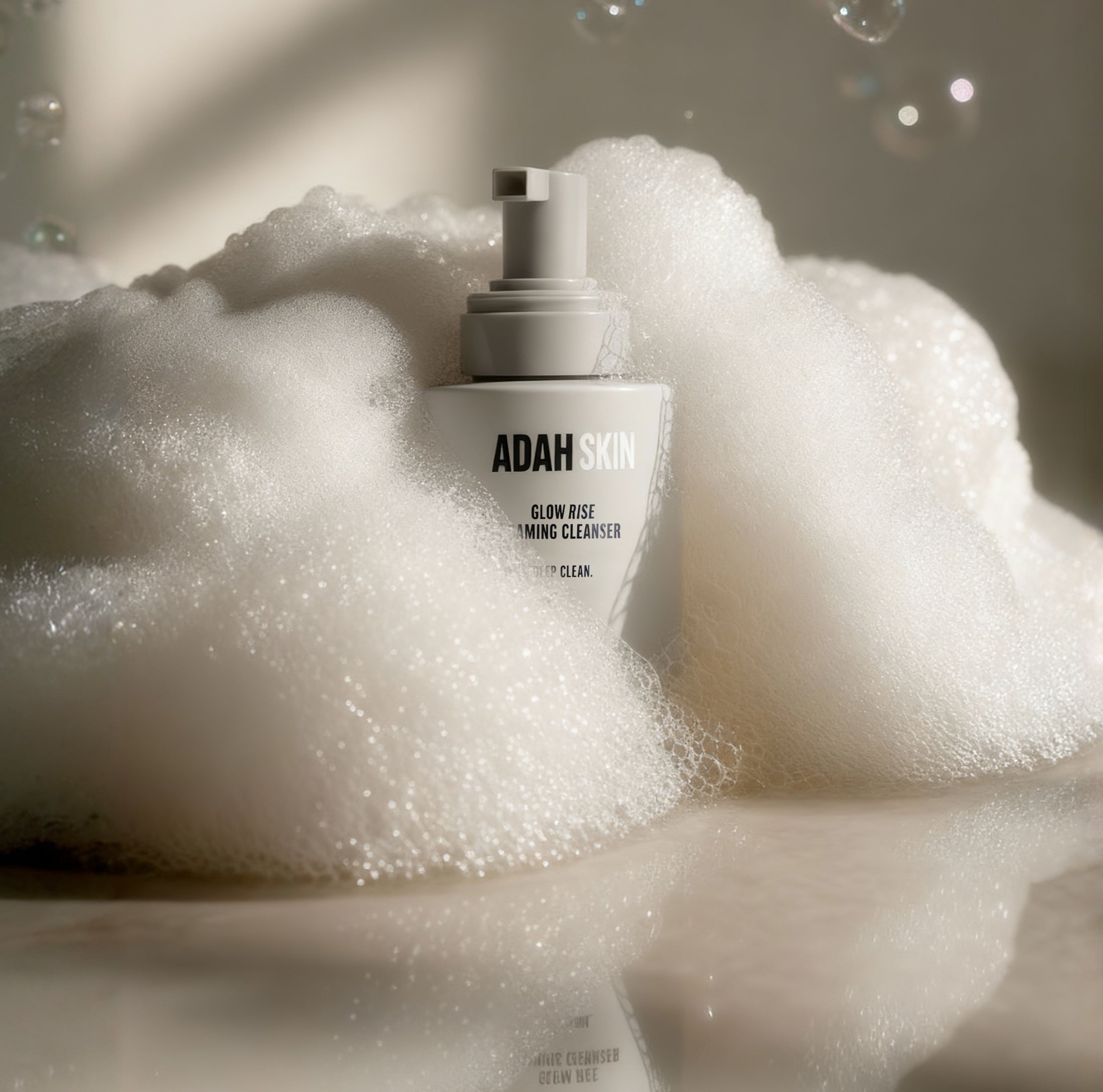 GLOWRISE FOAMING CLEANSER - קצף ניקוי עמוק ומזין | עדה לזורגן