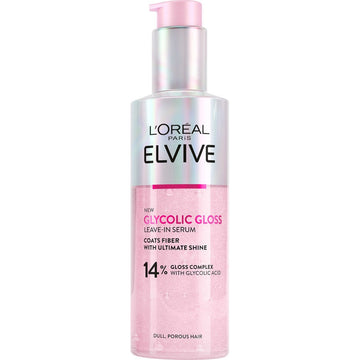 סרום אלביב Glycolic Gloss ללא שטיפה עם 14% קומפלקס גלוס וחומצה גליקולית לברק עוצמתי והחלקת השיער 150 מ"ל