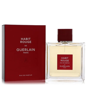 Habit Rouge Eau De Parfum ספריי מאת Guerlain | משלוח חינם לבית ♕ | קומסטיקס ייבוא מקביל