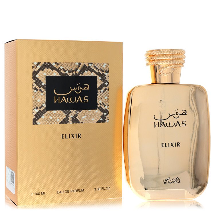 Hawas Elixir Eau De Parfum Spray (יוניסקס) מאת Rasasi | משלוח חינם לבית ♕ | קומסטיקס ייבוא מקביל