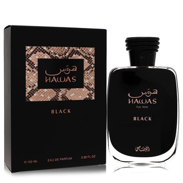 Hawas Black Eau De Parfum ספריי מאת Rasasi | משלוח חינם לבית ♕ | קומסטיקס ייבוא מקביל