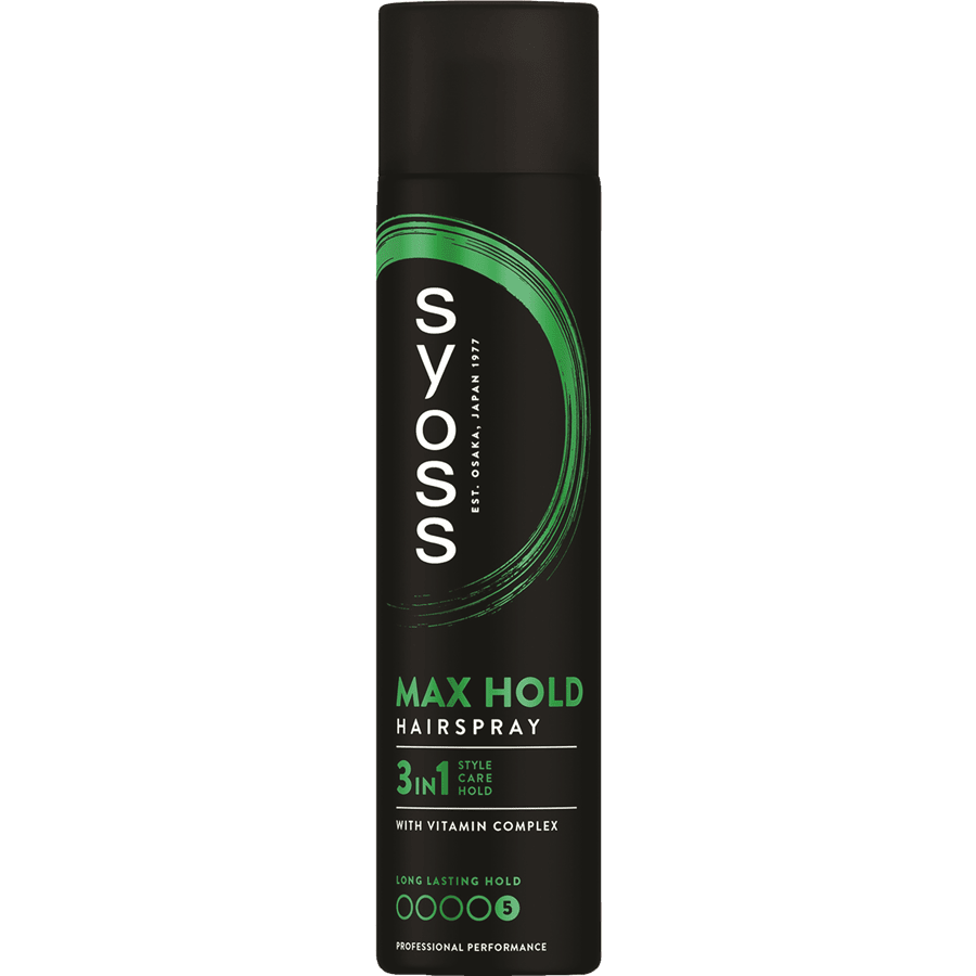 ספריי לשיער סאיוס SYOSS מקס הולד MAX HOLD | 400 מ"ל