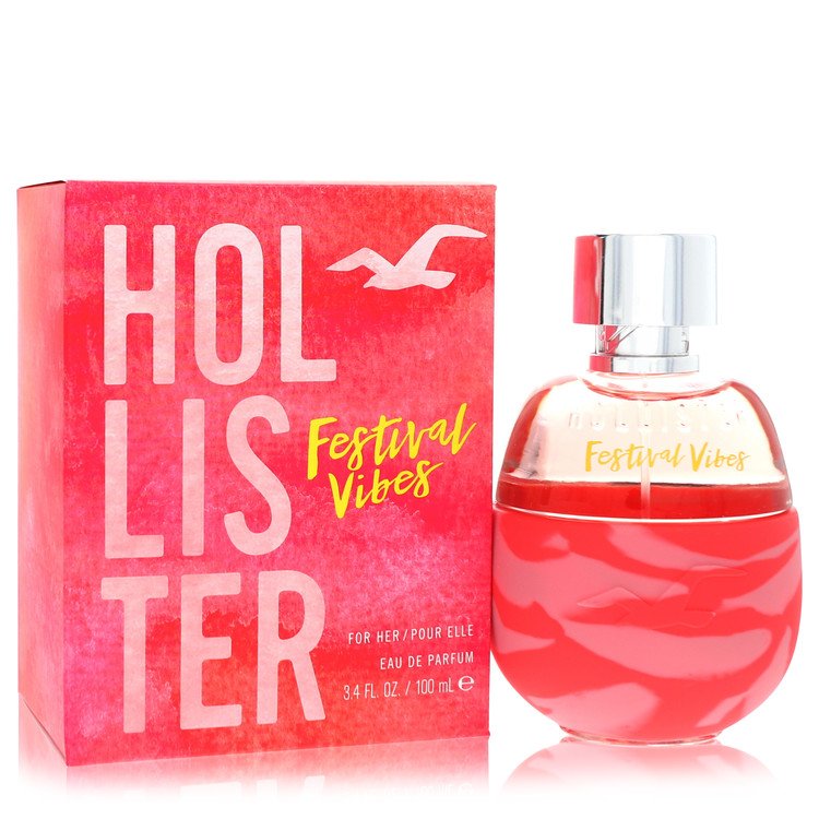 Hollister Festival Vibes Eau De Parfum Spray By Hollister | משלוח חינם לבית ♕ | קומסטיקס ייבוא מקביל