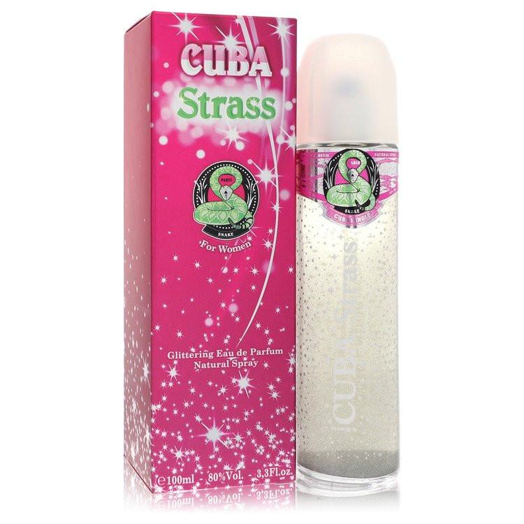 בושם לאישה קובה סטראס סנייק Cuba Strass Snake Eau de Parfum בבקבוק סיגר יוקרתי בעיצוב נחש מנצנץ