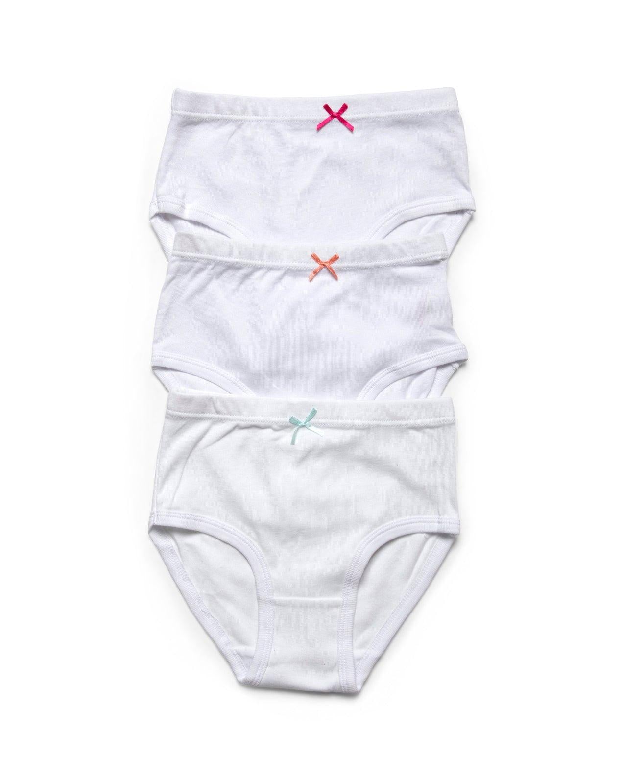 תחתוני בנות 100% כותנה - 3 במארז.