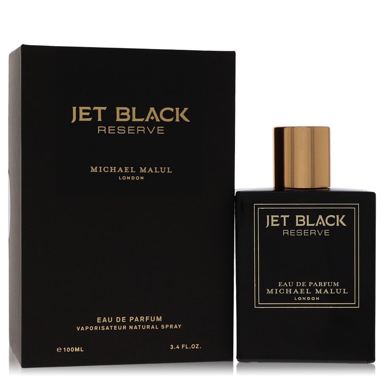 ספריי Jet Black Reserve Eau De Parfum מאת מייקל מלול | משלוח חינם לבית ♕ | קומסטיקס ייבוא מקביל