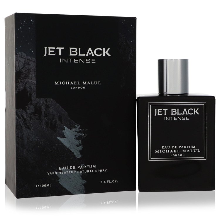 ספריי Jet Black Intense Eau De Parfum מאת מייקל מלול | משלוח חינם לבית ♕ | קומסטיקס ייבוא מקביל